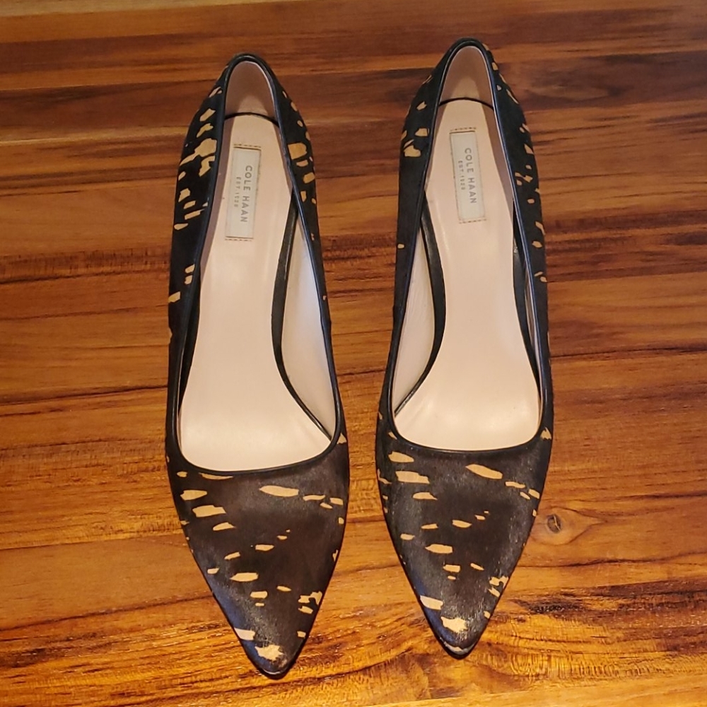 RARE Cole Haan Bradshaw Genuine Calf Hair Pump